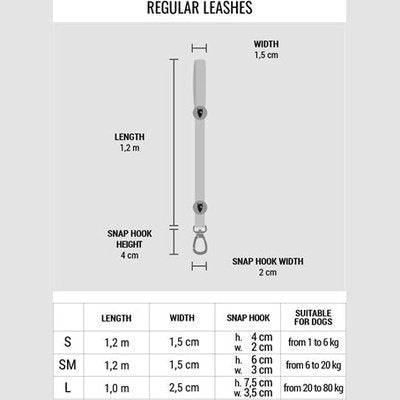 Morso Hundeleine Recycelte Reinheit Schwarz