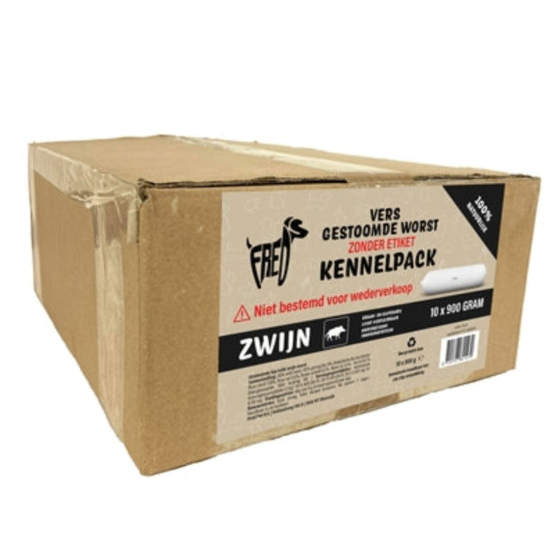 Freds Gedämpfte Frischfleischwurst Kennelpack Wildschwein Getreide- Und Glutenfrei
