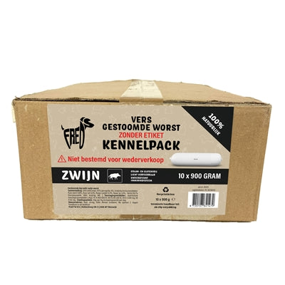 Freds Gedämpfte Frischfleischwurst Kennelpack Wildschwein Getreide- Und Glutenfrei