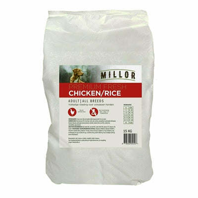 Millor Premium Extrudiertes Frisches Huhn Für Erwachsene / Reis