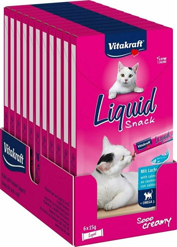 Vitakraft Cat Cat Flüssiger Snack Lachs & Omega