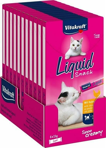 Vitakraft Katze Flüssiger Snack Huhn & Taurin
