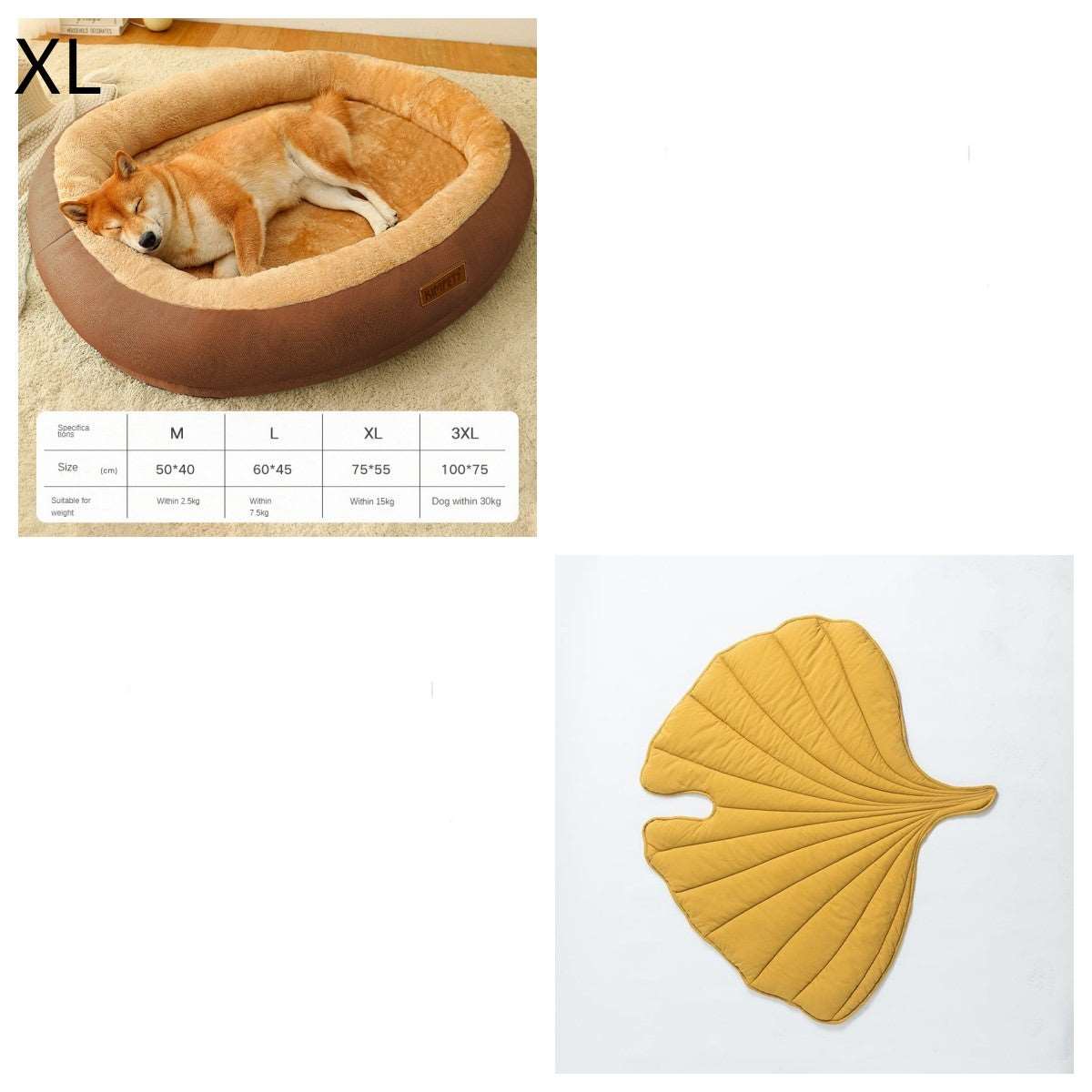 Abnehmbares und Waschbares Haustierbett im Bundle oder Einzeln