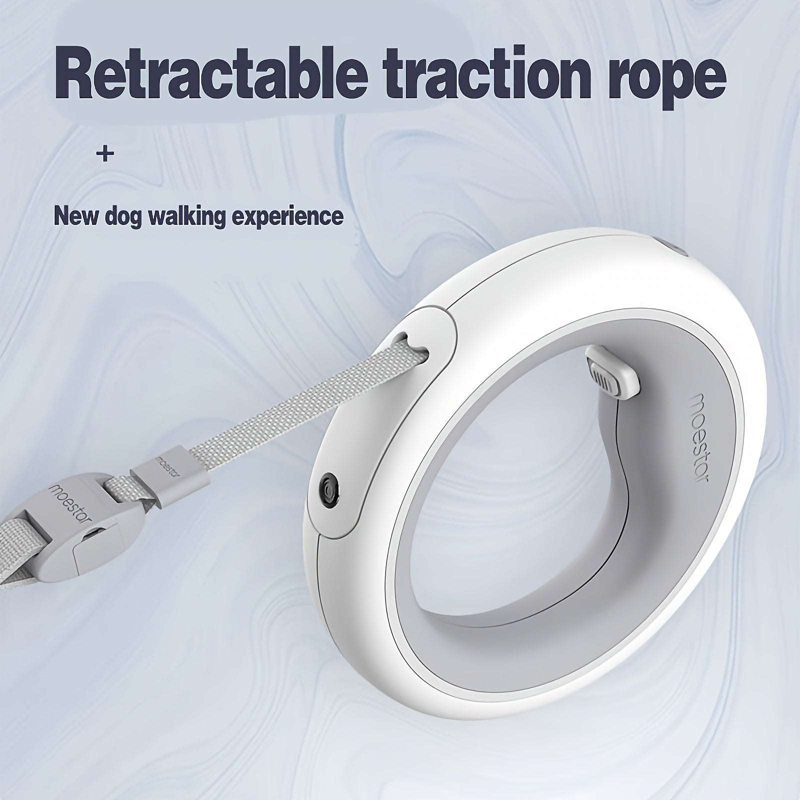 Hochleistungs-Teleskop-Hundeleine für Mittelgroße & Große Rassen - Komfortgriff