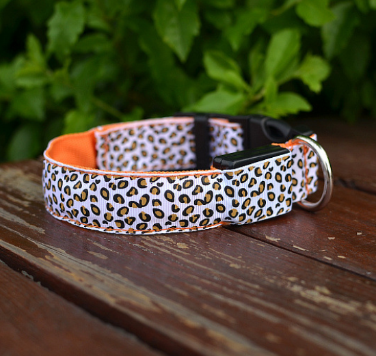 Leoparden LED Halsband
