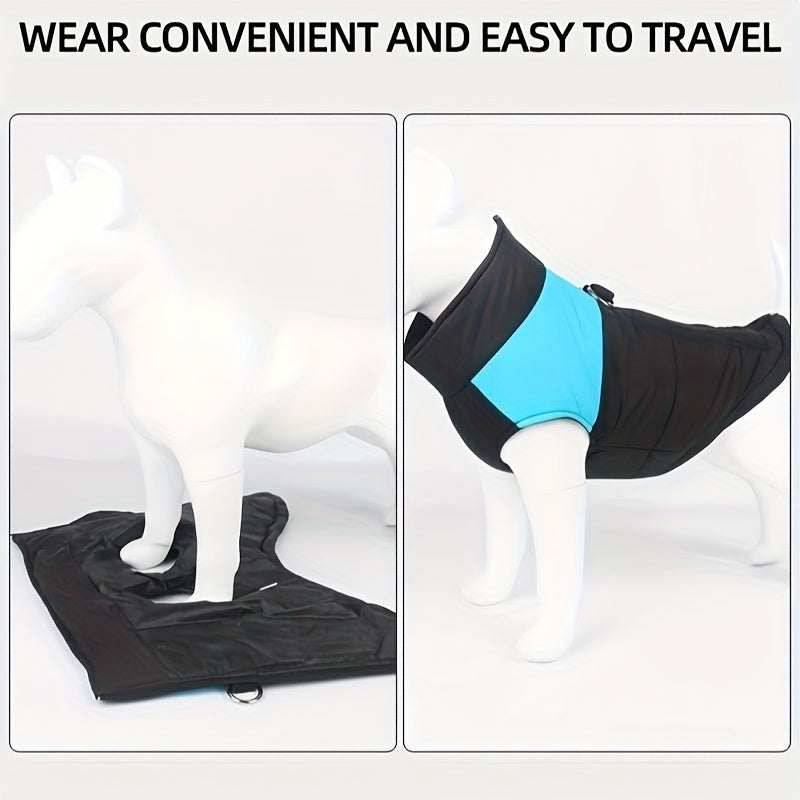 Gesteppte Jacke, Zweifarbiges Design