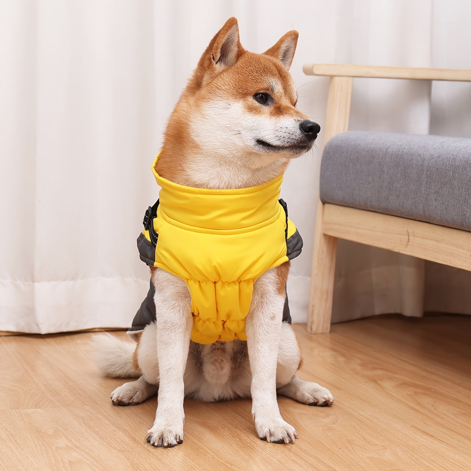 Reflektierender Wasserdichter und warmer Fleece-Hundemantel