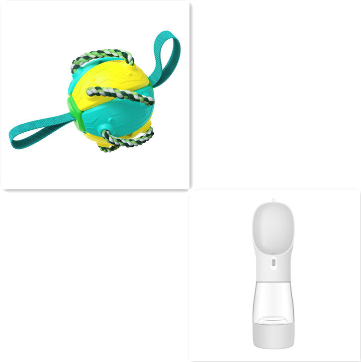 Interaktiver Hundefußball-Fußball mit Laschen