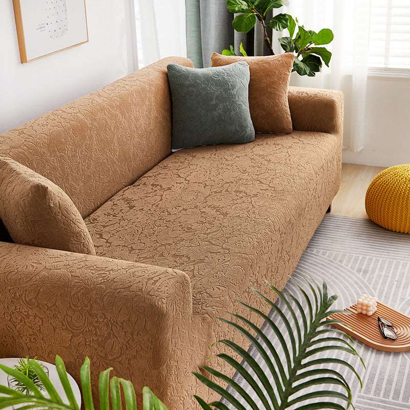 All-Inclusive-Universal-Sofabezug für vier Jahreszeiten, dick, einfarbig