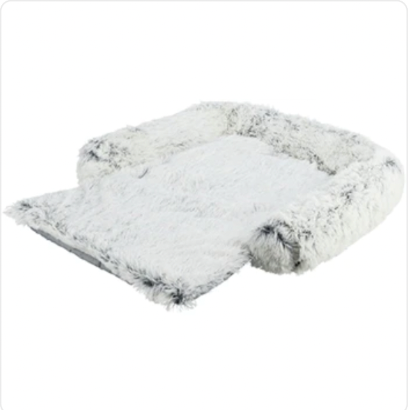 Sofabett Harvey Eckig Weiss/Schwarz - myfurryfriends.de