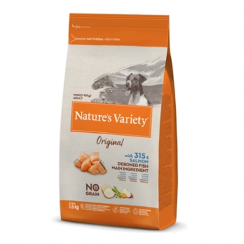 Natures Variety Erwachsen Mini-Lachs Ohne Getreide 7Kg