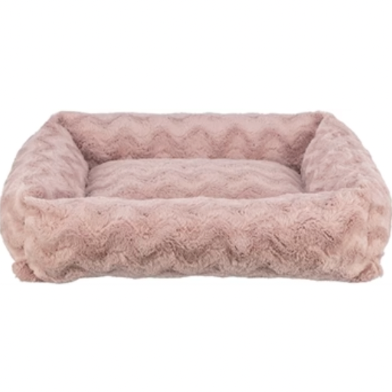 Hundekorb Loki Recycelt Eckig Rosa