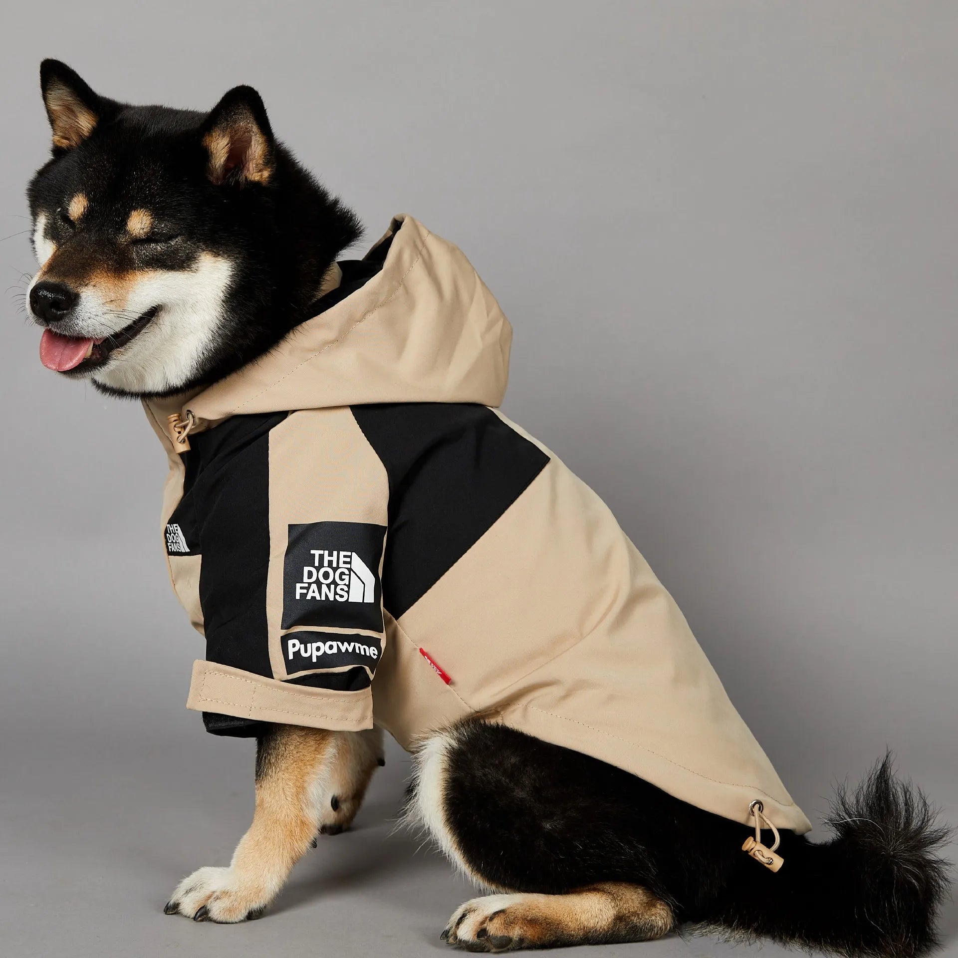 The Dog Fans Regenjacke in Khaki