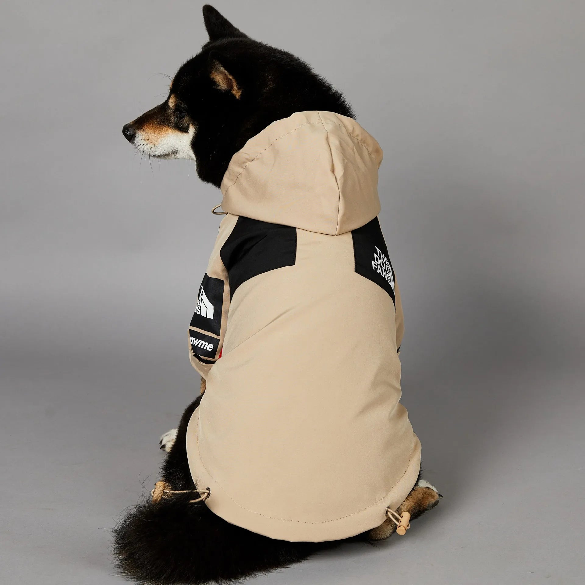 The Dog Fans Regenjacke in Khaki