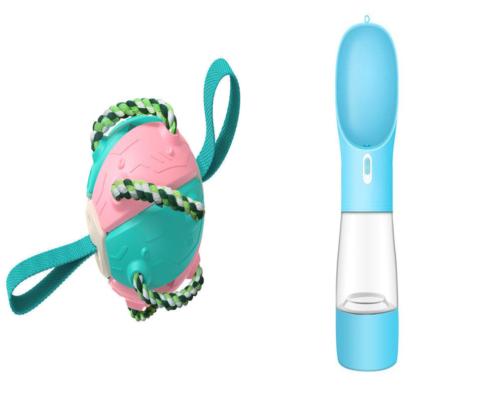 Interaktiver Hundefußball-Fußball mit Laschen