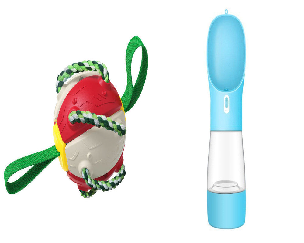 Interaktiver Hundefußball-Fußball mit Laschen