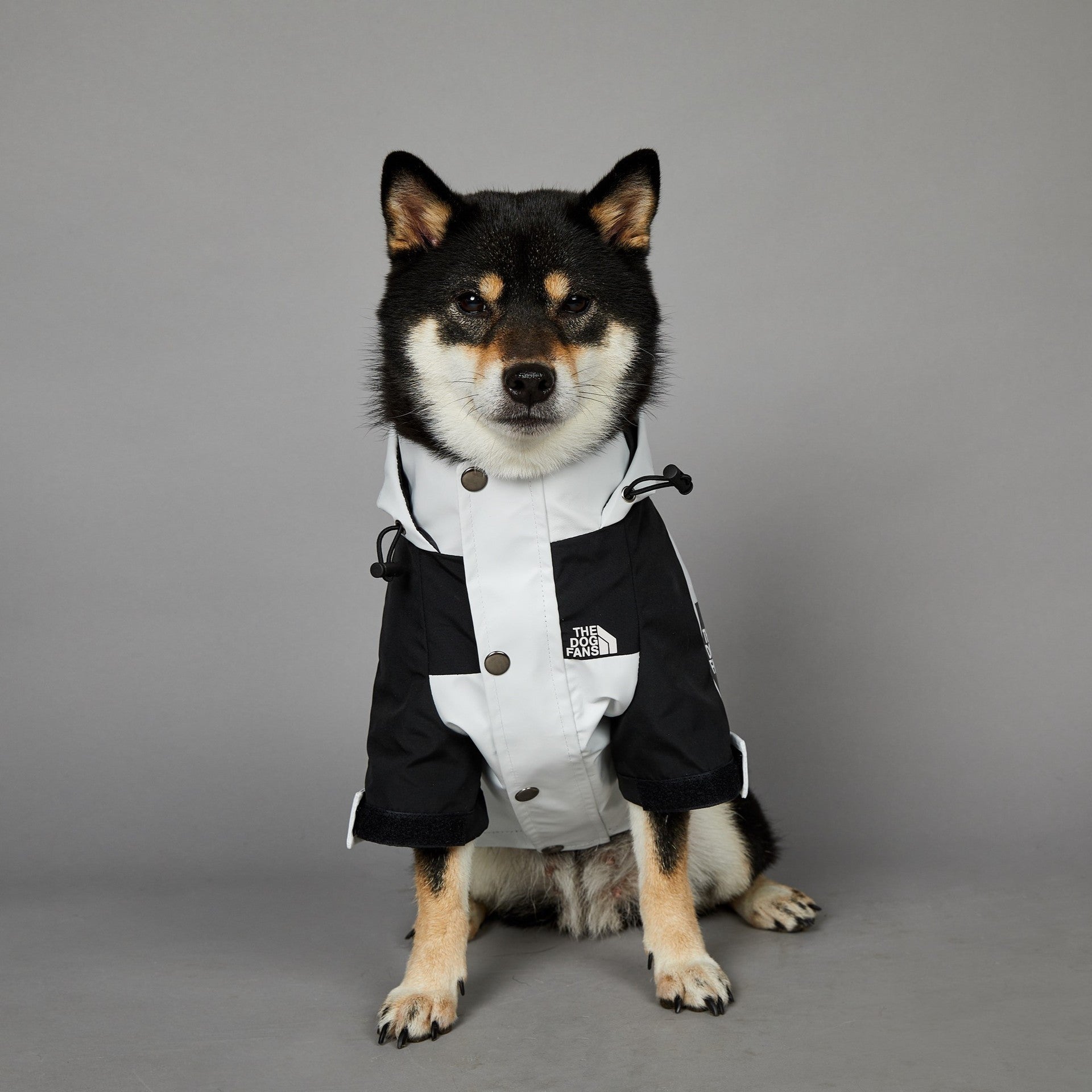 The Dog Fans Regenjacke in weiß