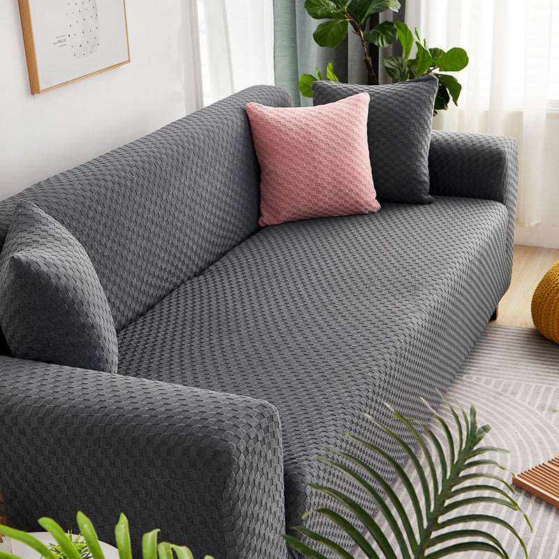 All-Inclusive-Universal-Sofabezug für vier Jahreszeiten, dick, einfarbig