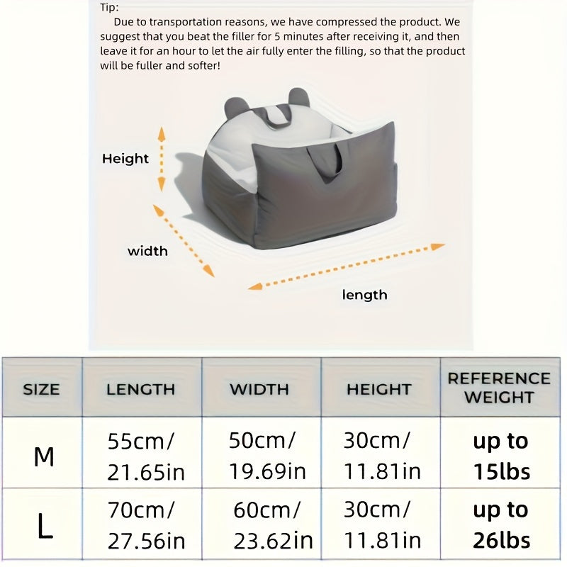 Sicherheitsreise Hund Autositzbett