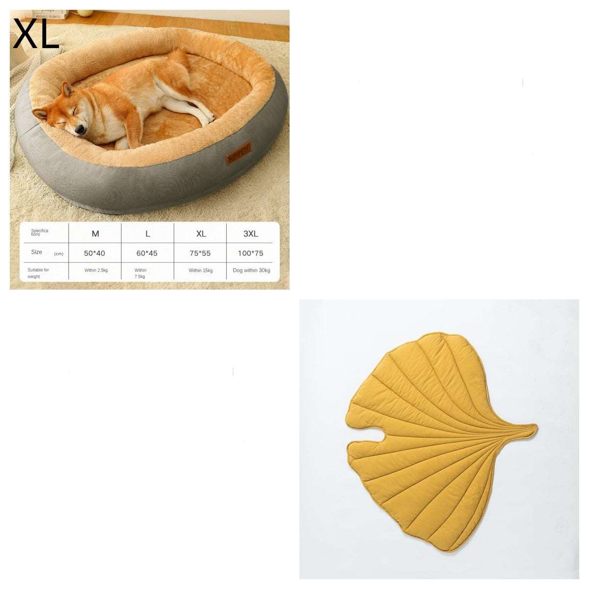 Abnehmbares und Waschbares Haustierbett im Bundle oder Einzeln