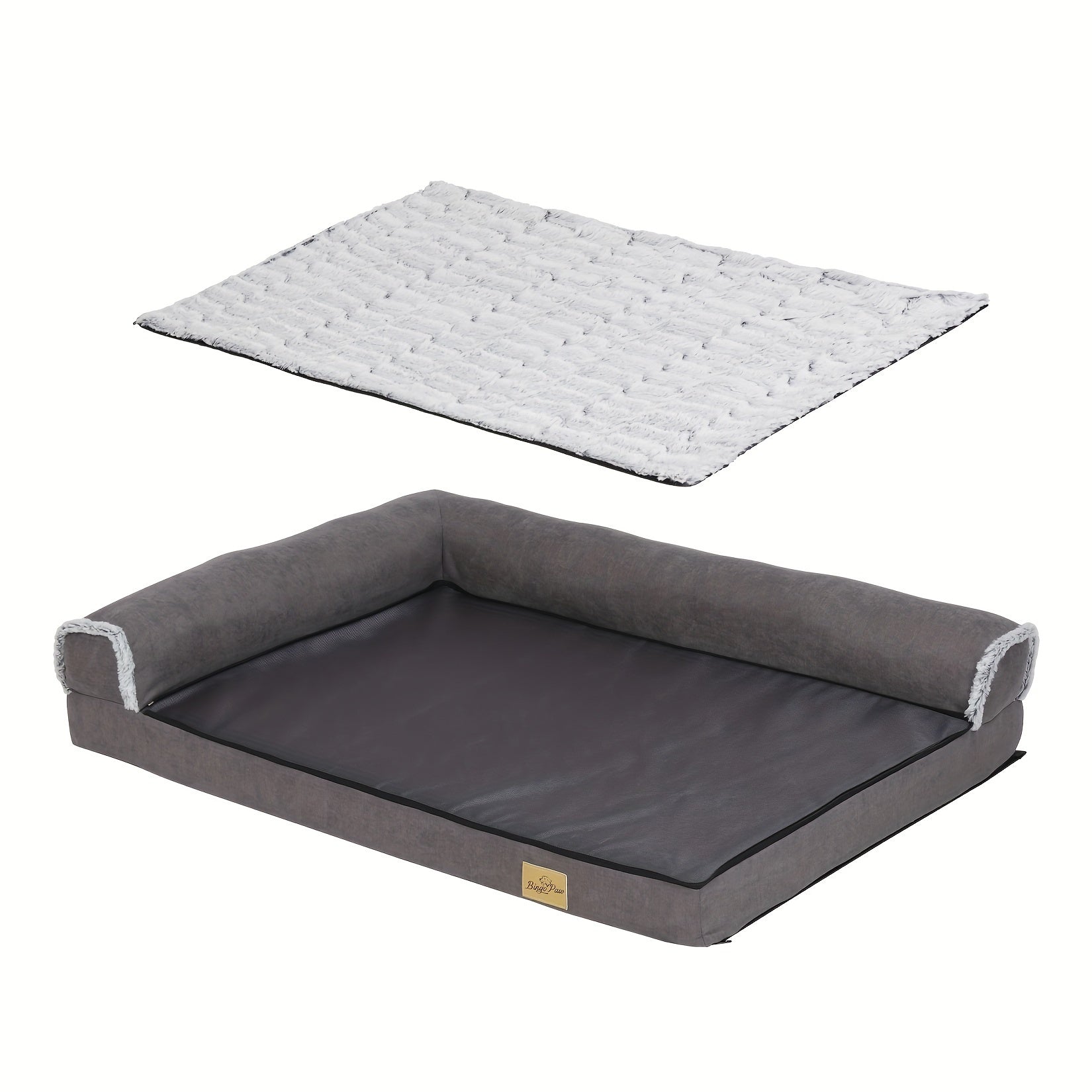 Orthopädisches Hundebett mit Schaumstoffkissen