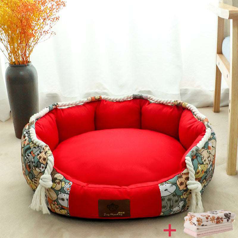 Abnehmbare und Waschbares Hundbett