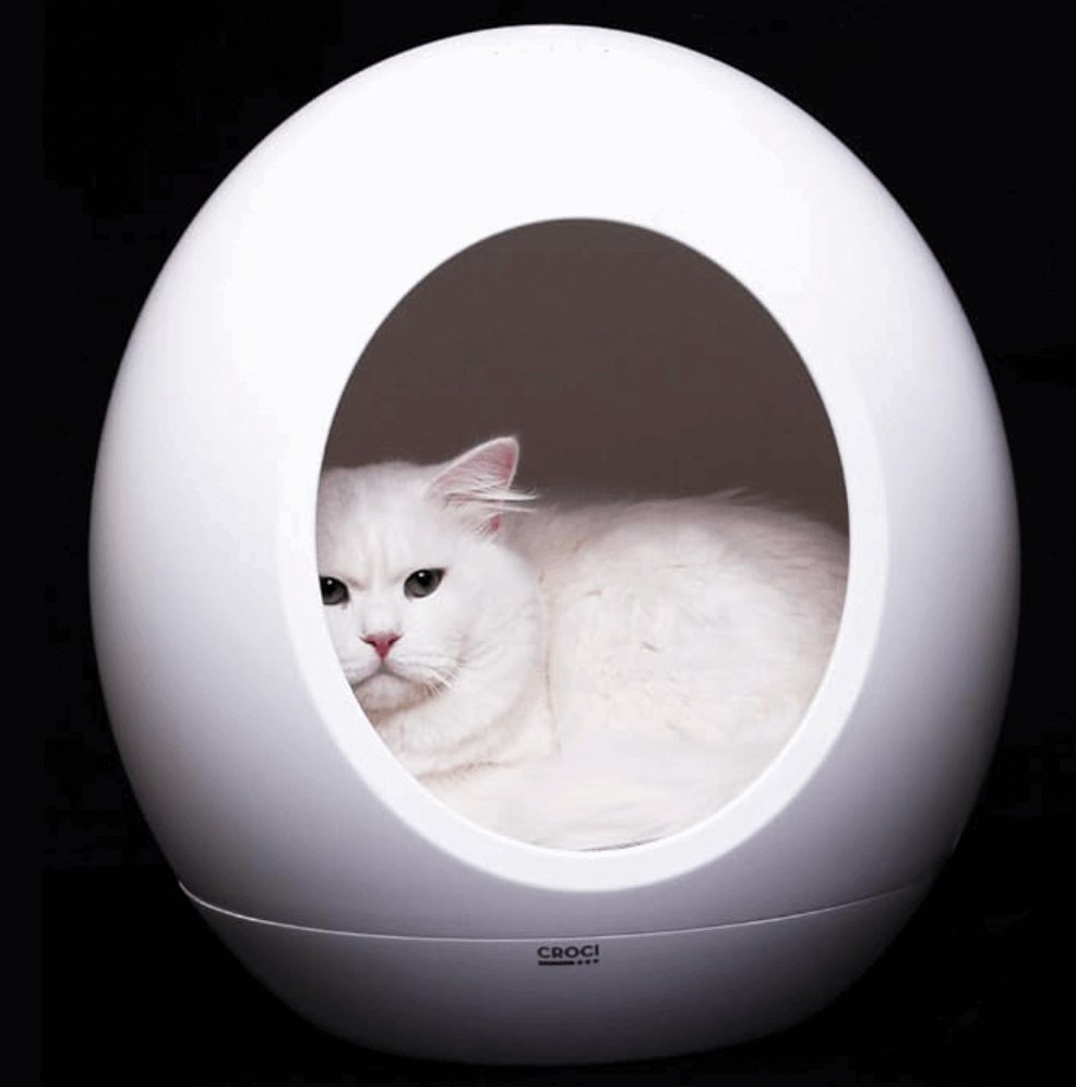 "Das Basket House Domus White: Technologie für Ihr Haustier!